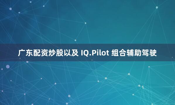 广东配资炒股以及 IQ.Pilot 组合辅助驾驶