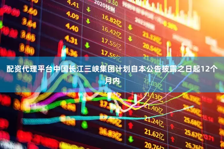 配资代理平台中国长江三峡集团计划自本公告披露之日起12个月内